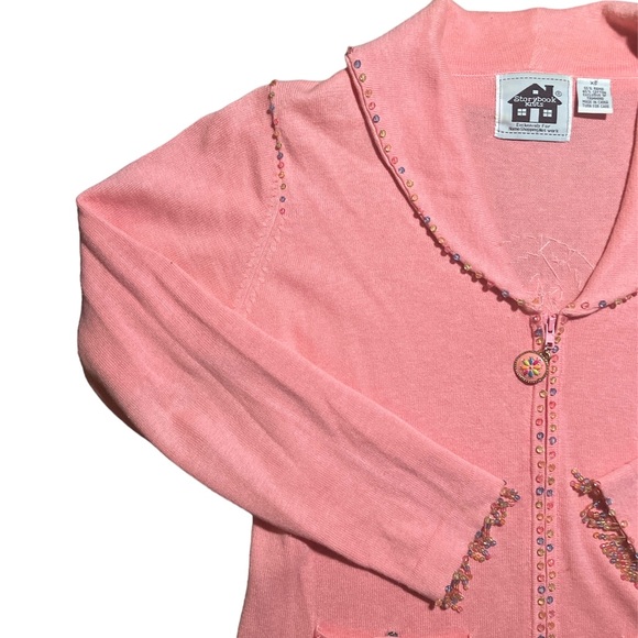 Pink Cardigan Sweater - Picture 4 of 14